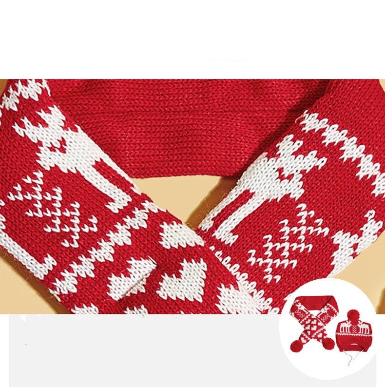 Pet Cat Dog Knitting Christmas Scarf Accessories - SUPERNEOVONAMy Store 4