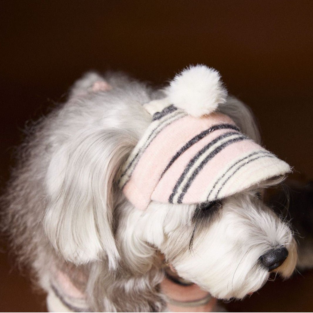 Pet Accessories Striped Fur Ball Hat - SUPERNEOVONAMy Store 4