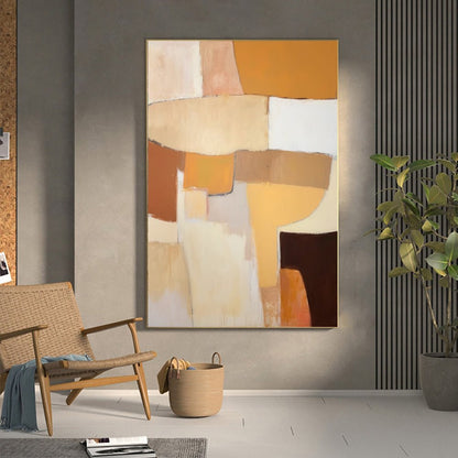 Handmade Oil Painting Canvas Wall Art Decoration Abstract For Home Living Room Decor Rolled Frameless Unstretched Painting - SUPERNEOVONAMy Store 4