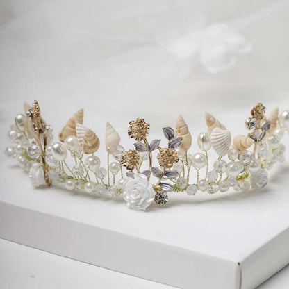 Headdress Flower Hair Band Baroque Hair Accessories Photo Studio Wedding Accessories - SUPERNEOVONAMy Store 4