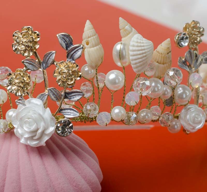 Headdress Flower Hair Band Baroque Hair Accessories Photo Studio Wedding Accessories - SUPERNEOVONAMy Store 4