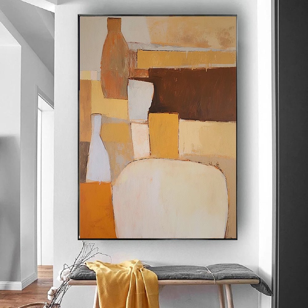 Handmade Oil Painting Canvas Wall Art Decoration Abstract For Home Living Room Decor Rolled Frameless Unstretched Painting - SUPERNEOVONAMy Store 4