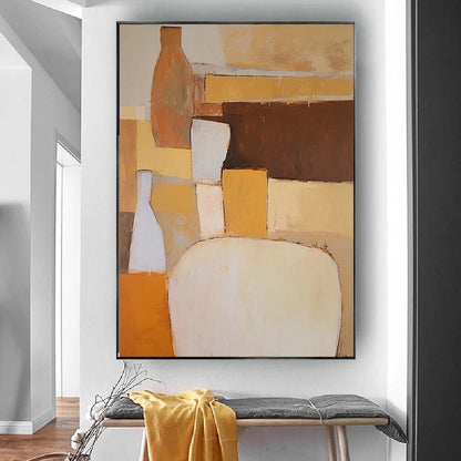 Handmade Oil Painting Canvas Wall Art Decoration Abstract For Home Living Room Decor Rolled Frameless Unstretched Painting - SUPERNEOVONAMy Store 4
