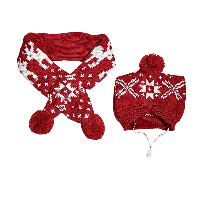 Pet Cat Dog Knitting Christmas Scarf Accessories - SUPERNEOVONAMy Store 4