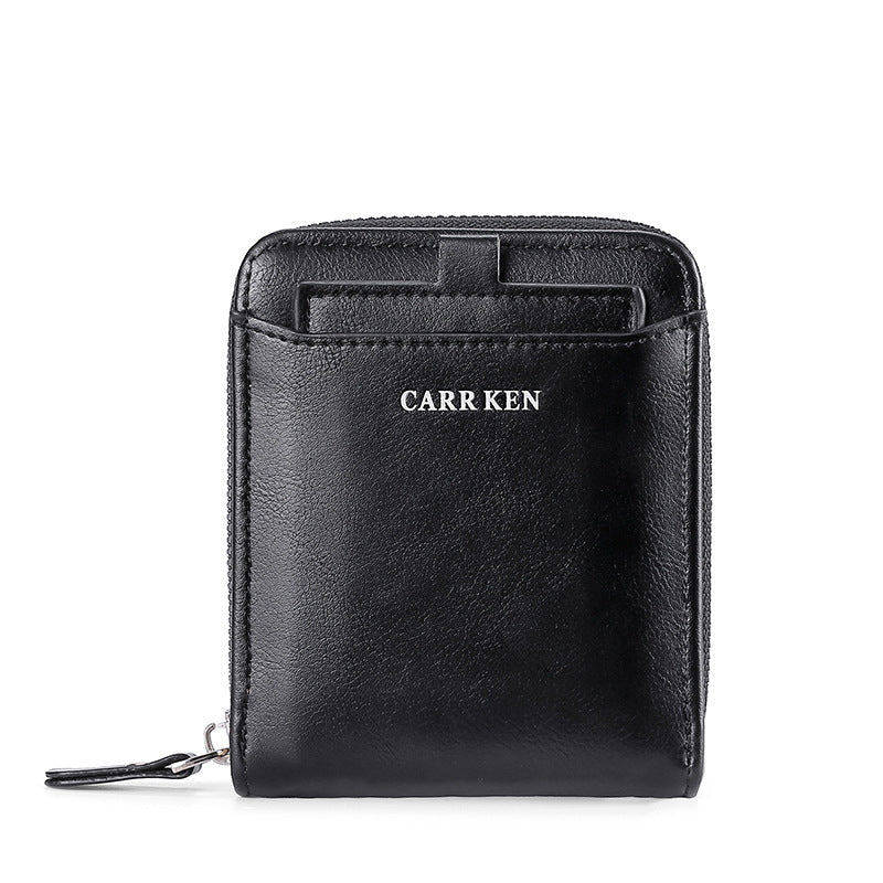 Men's Short Casual Fashion Zipper Wallet - SUPERNEOVONAMy Store 4