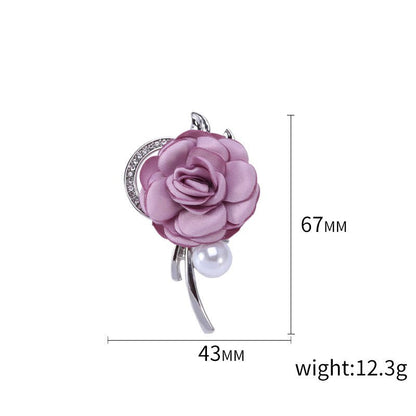 Fashion Clothing Accessories Rose Brooch - SUPERNEOVONAMy Store 4