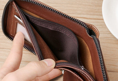 Men's Short Casual Fashion Zipper Wallet - SUPERNEOVONAMy Store 4