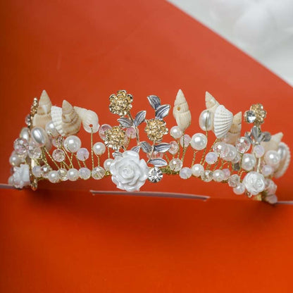 Headdress Flower Hair Band Baroque Hair Accessories Photo Studio Wedding Accessories - SUPERNEOVONAMy Store 4