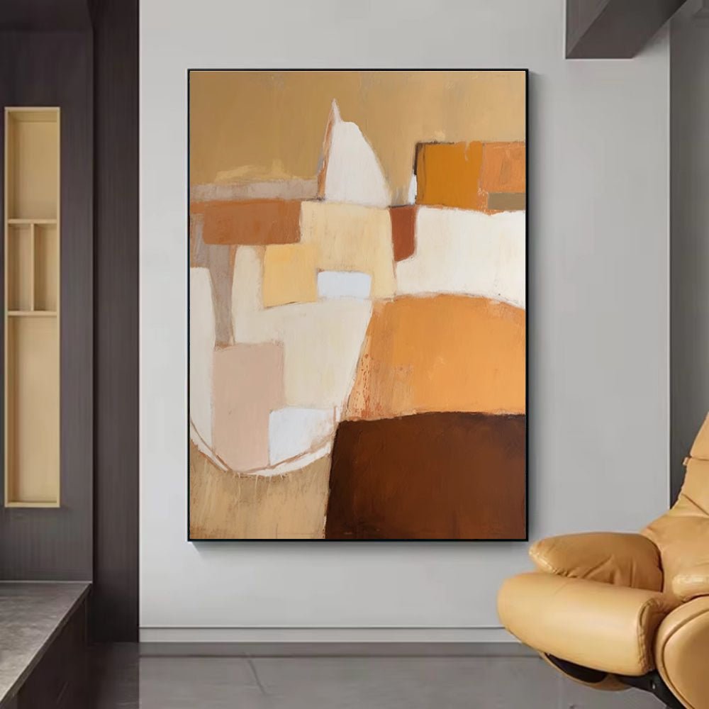 Handmade Oil Painting Canvas Wall Art Decoration Abstract For Home Living Room Decor Rolled Frameless Unstretched Painting - SUPERNEOVONAMy Store 4