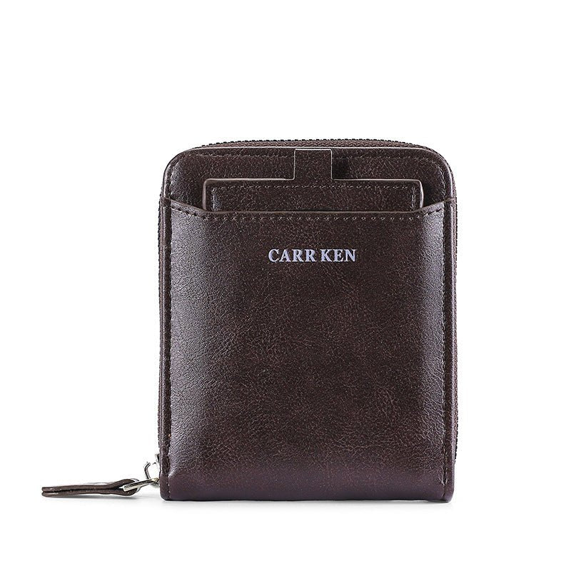 Men's Short Casual Fashion Zipper Wallet - SUPERNEOVONAMy Store 4