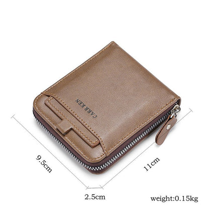 Men's Short Casual Fashion Zipper Wallet - SUPERNEOVONAMy Store 4