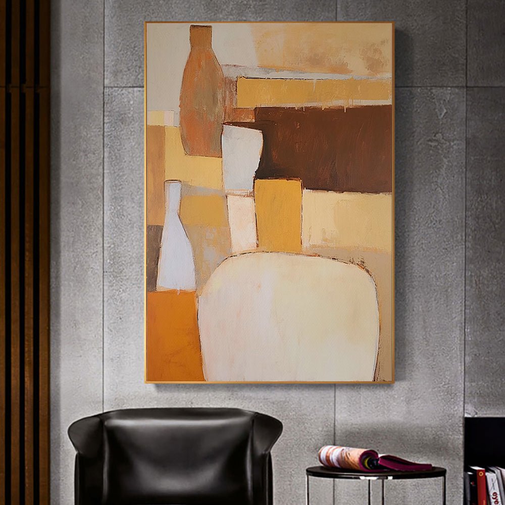 Handmade Oil Painting Canvas Wall Art Decoration Abstract For Home Living Room Decor Rolled Frameless Unstretched Painting - SUPERNEOVONAMy Store 4