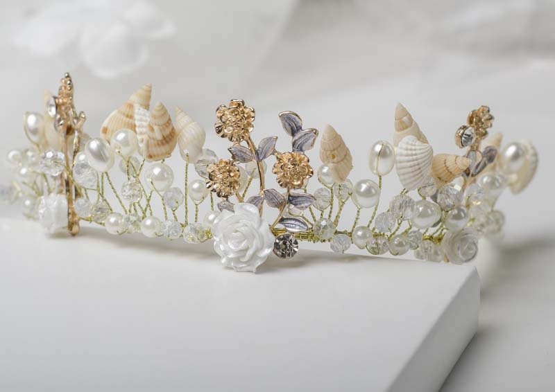 Headdress Flower Hair Band Baroque Hair Accessories Photo Studio Wedding Accessories - SUPERNEOVONAMy Store 4