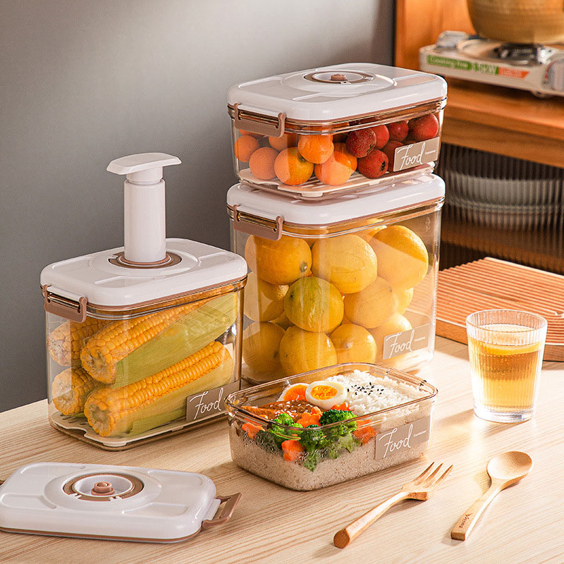 Food Vacuum Storage Box transparent container - SUPERNEOVONASUPERNEOVONA