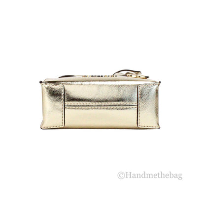 Michael Kors Mercer XS Pale Gold North South Crossbody Bag - SUPERNEOVONASUPERNEOVONA