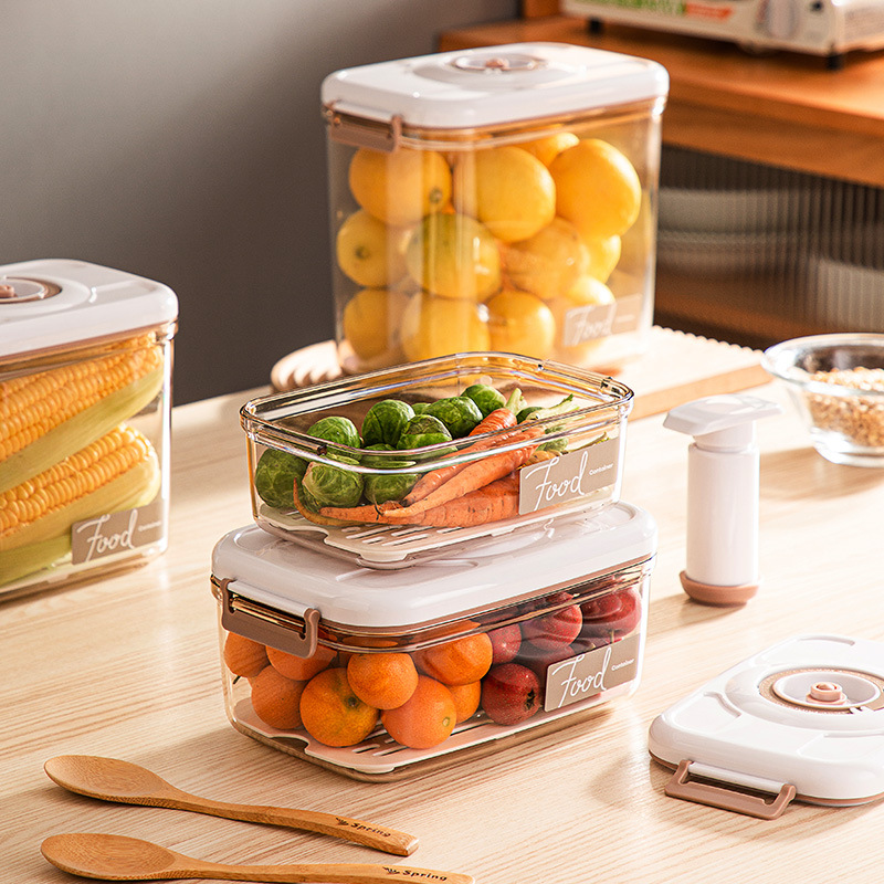 Food Vacuum Storage Box transparent container - SUPERNEOVONASUPERNEOVONA