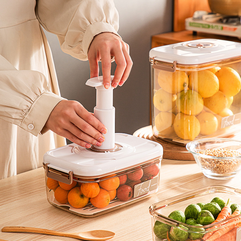Food Vacuum Storage Box transparent container - SUPERNEOVONASUPERNEOVONA