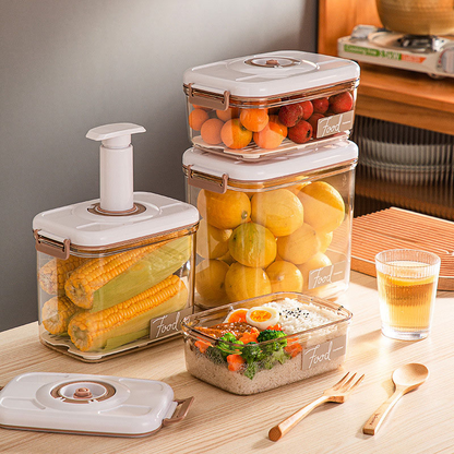 Food Vacuum Storage Box transparent container - SUPERNEOVONASUPERNEOVONA