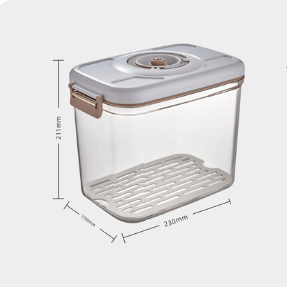 Food Vacuum Storage Box transparent container - SUPERNEOVONASUPERNEOVONA